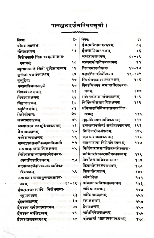 Sankhya Yoga Darshanam or Yoga Darshana of Patanjali (KSG 110)